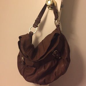 Junior Drake brown leather satchel